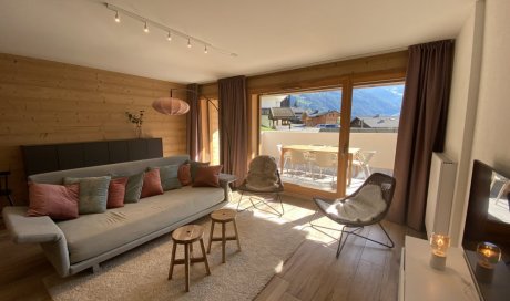 Ski in/ski out rental appartment three bedrooms with a beautiful view and terrace in Châtel 
